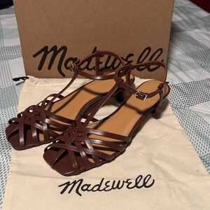 Madewell Women's Tan Strappy Sandals